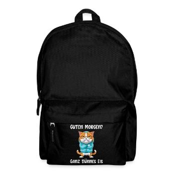 Chat Tshirt Drôle Drôle Humour Sarcasme Bureau - Sac à dos - noir - Devant