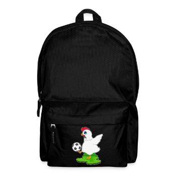 poulet joueur de football - Sac à dos - noir - Devant