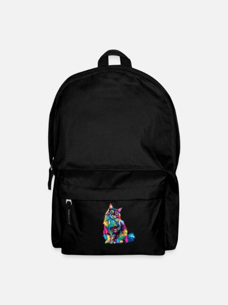 Ragdoll Katze Popart - Rucksack - Schwarz