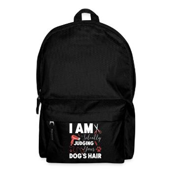 Chien Chiot Soins pour animaux de compagnie Salon d’emploi - Sac à dos - noir - Devant