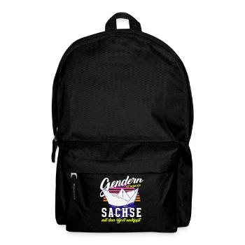 Gendern Tshirt Men Women Funny Funny Saying - Backpack - black - Front