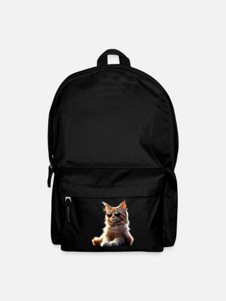 Maine Coon Katze Katzenmama Cat Maine-Coon Katzen - Rucksack - Schwarz