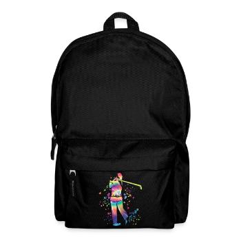 Golfer Colorsplash Kinder Miniaturgolf - Rucksack - Schwarz - Vorne