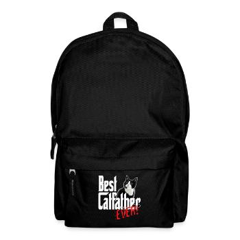 Chat Papa Meilleur Catfather Jamais Fou Chat Père Kitty - Sac à dos - noir - Devant