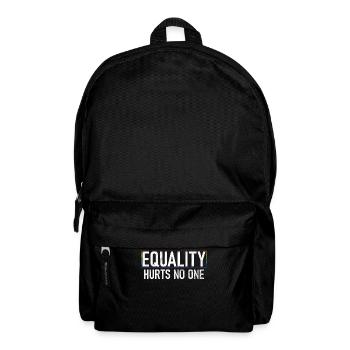 Gleichheit LGBTQ Rainbow Flag LGBTQ Stolz - Rucksack - Schwarz - Vorne