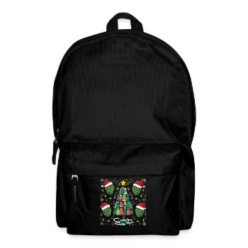 Bier Weihnachten Ugly Christmas Xmas Saufen Trinke - Rucksack - Schwarz - Vorne