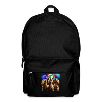 Golden Doodle Goldendoodle Hund Heulender Mond - Rucksack - Schwarz - Vorne
