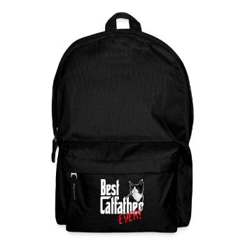 Chat Papa Meilleur Catfather Jamais Fou Chat Père Kitty - Sac à dos - noir - Devant