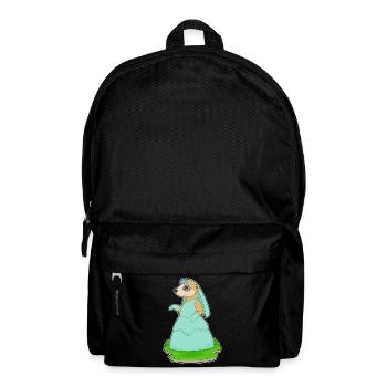Erdmännchen Braut Schleier Hochzeit - Rucksack - Schwarz - Vorne