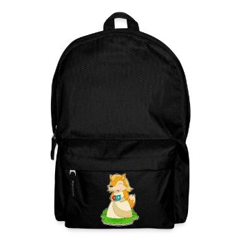 Fuchs Braut Blumen Hochzeit - Rucksack - Schwarz - Vorne