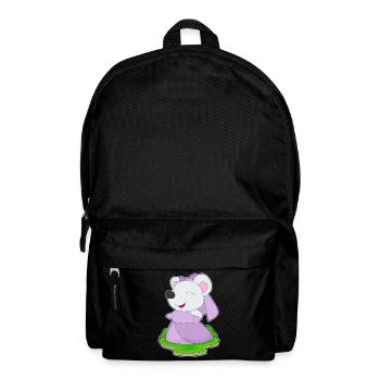 Souris Voile de mariée mariage - Sac à dos - noir - Devant