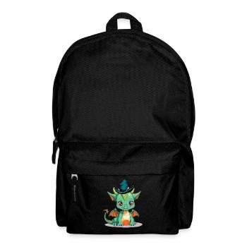 Halloween Dragon Dragon Pumpkin Kids Child Baby - Backpack - black - Front