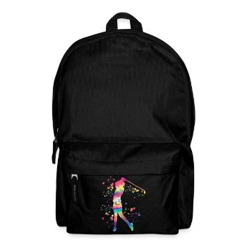 Golfer Colorsplash Kinder Miniaturgolf - Rucksack - Schwarz - Vorne