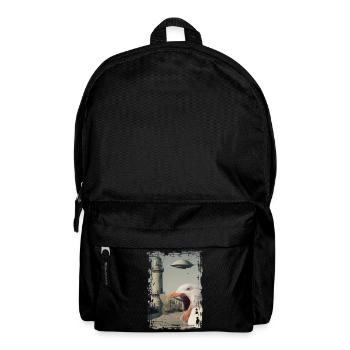 UFO - Seagull - Rostock - Teepot - Warnemünde - Backpack - black - Front
