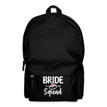 Bride Squad Bridal Shower Bachelorette Party - Backpack - black - Front