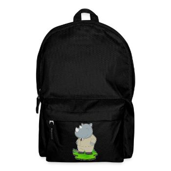 Nashorn Bräutigam Anzug Hochzeit - Rucksack - Schwarz - Vorne