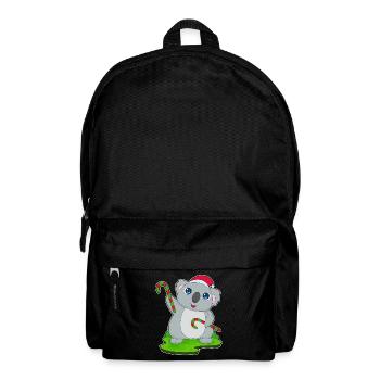 Canne de Noël Koala - Sac à dos - noir - Devant