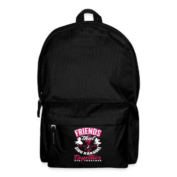 Freunde Die Karaoke Singen Bleiben Zusammen - Rucksack - Schwarz - Vorne