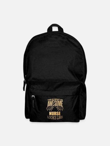Krankenschwester, Schwester, Krankenschwester - Rucksack - Schwarz
