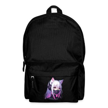 Japanische Manga Anime Ästhetik Cyberpunk Techwear - Rucksack - Schwarz - Vorne