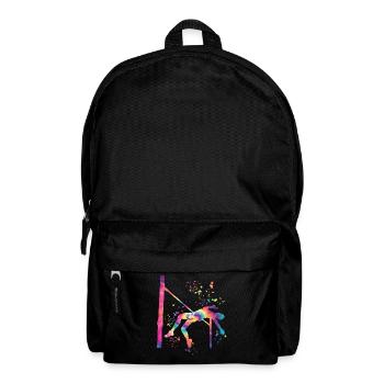 Hochspringer Wasserfarben Hochsprung - Rucksack - Schwarz - Vorne