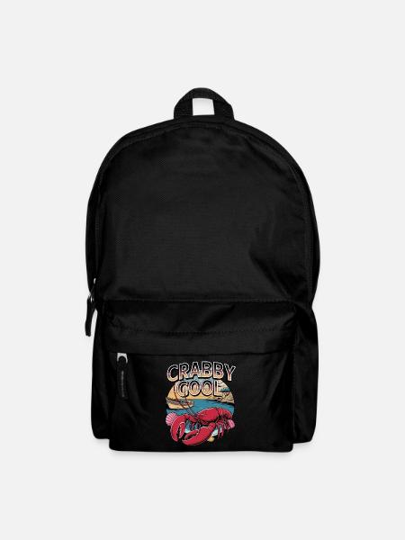 Krabben Hummer Meeresfrüchte für Meeresfrüchte - Rucksack - Schwarz