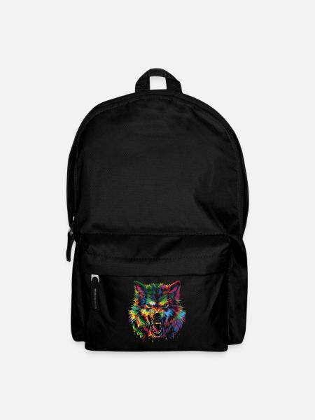Werwolf Wolf Popart - Rucksack - Schwarz