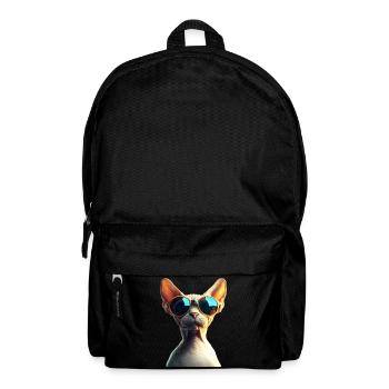 Chat Sphynx Chat Sphynx Chat Canadien Mignon Sphinx - Sac à dos - noir - Devant