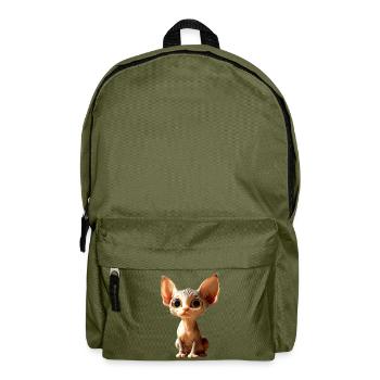 Sphynx Katze Sphynxkatze Canadian Cat Süße Sphinx - Rucksack - Olivgrün - Vorne