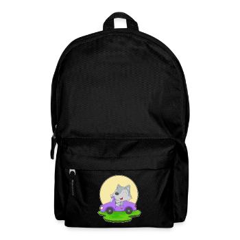 Wolf Car - Backpack - black - Front