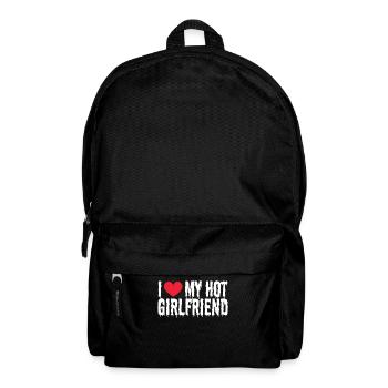 Girlfriend Freundin Beziehung Couple Liebe Pärchen - Rucksack - Schwarz - Vorne