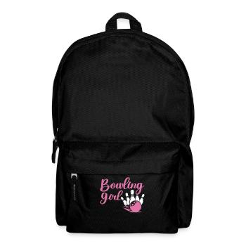 Bowling Girl Funny Ladies Team Bowler Sport - Rucksack - Schwarz - Vorne