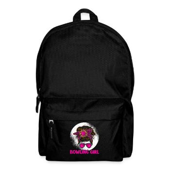 Bowling Girl Funny Ladies Team Bowler Sport - Rucksack - Schwarz - Vorne