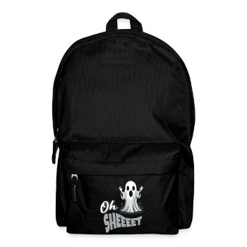 Lustiges Halloween Oh Sheet Gespenst - Rucksack - Schwarz - Vorne