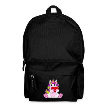 Unicorn Heart - Backpack - black - Front