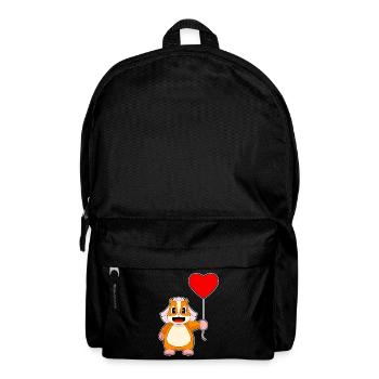 Hamster Bridal Balloon Wedding - Backpack - black - Front