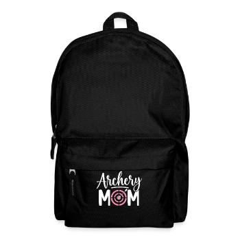 Bogenschießen Mom Bogenschütze Bogen und Pfeil Fra - Rucksack - Schwarz - Vorne