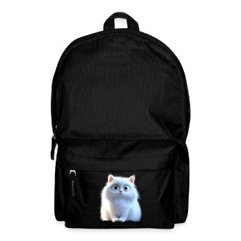 Angora Cat White Angora Cat Cute Angora Cats - Backpack - black - Front