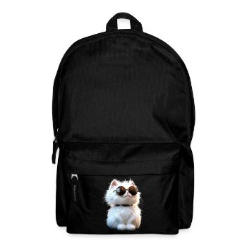 Angora Cat White Angora Cat Cute Angora Cats - Backpack - black - Front