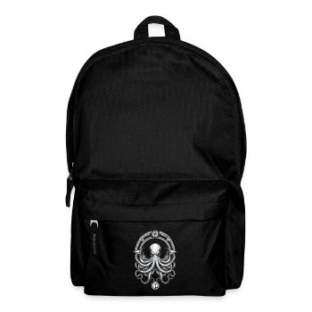 Krake Seeungeheuer Hobby Fischer Seefahrer - Rucksack - Schwarz - Vorne
