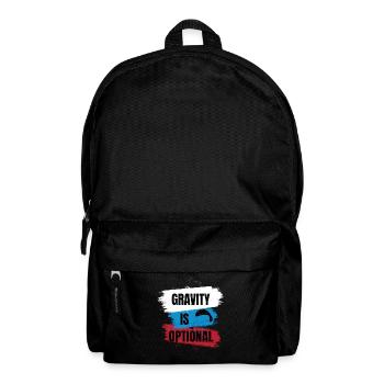 Gravity Is Optional – Paragliding Freedom - Rucksack - Schwarz - Vorne