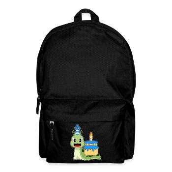 Gâteau d’anniversaire d’escargot - Sac à dos - noir - Devant