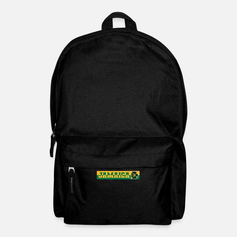Jamaïque Jamaïque Rasta Raggea Drapeau Rastafari - Sac à dos - noir
