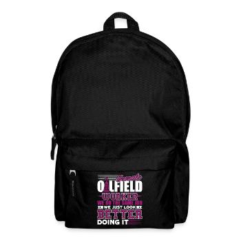 Oilfield Worker Female Oilfield Worker - Backpack - black - Front