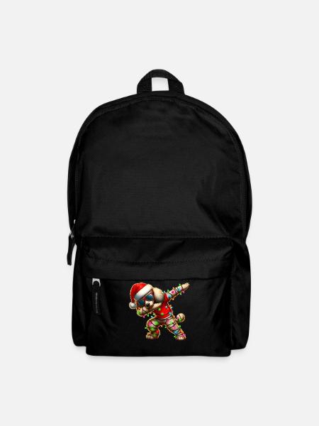 Tupfende Pudel Hund Sonnenbrille Niedlich Weihnach - Rucksack - Schwarz
