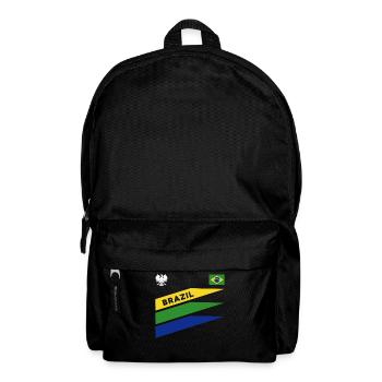 Brasilien Brazil shirt Brasilianer Rio de Janeirao - Rucksack - Schwarz - Vorne