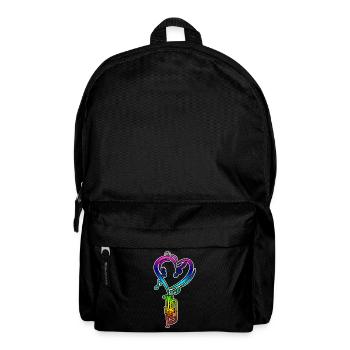 Trumpet Rainbow Colorful - Backpack - black - Front
