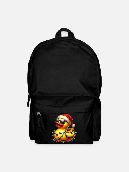 Tupfende Gummi-Ente Sonnenbrille Niedlich Weihnach - Rucksack - Schwarz