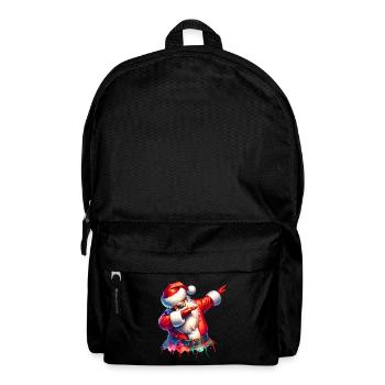 Ho Ho Ho Frohe Weihnachten, Team Santa - Rucksack - Schwarz - Vorne