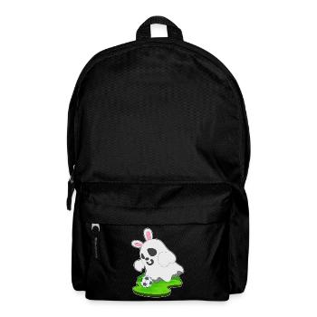 Geist Halloween Fußball - Rucksack - Schwarz - Vorne